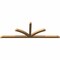 Ekena Millwork Richland Timber Gable Bracket, Western Red Cedar, 108"W x 36"H x 3 1/2"D x 3 1/2"F, 8/12 Pitch GBW108X36X0404RIC00SWR - alternate 2